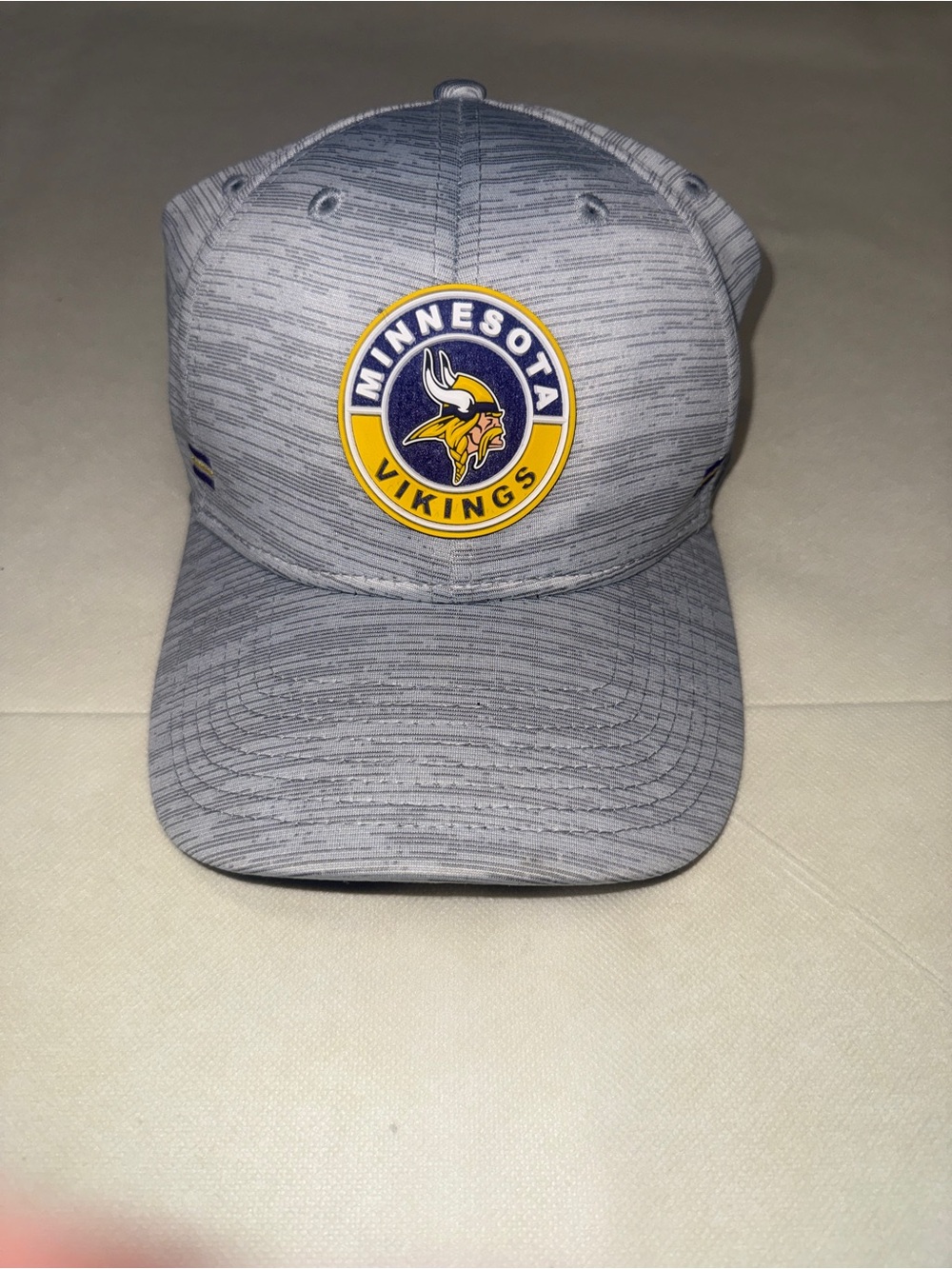 NFL Minnesota Vikings Heather Gray Logo Patch Hat